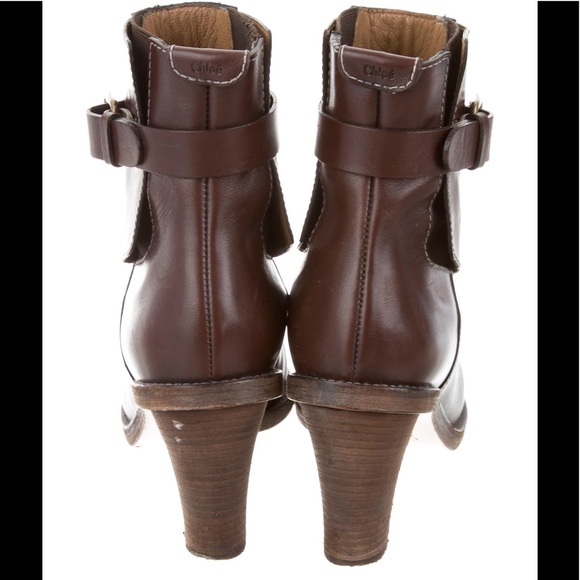 Chloe round toe ankle boots - Picture 3 of 4